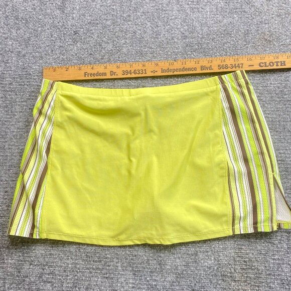 Moving Comfort Skort Women's  M (8-10) Yellow Green Athletic‎ Skirt Tennis Golf - Picture 7 of 8